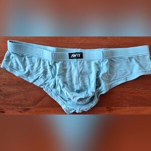 Men's Light Blue Cheeky Briefs